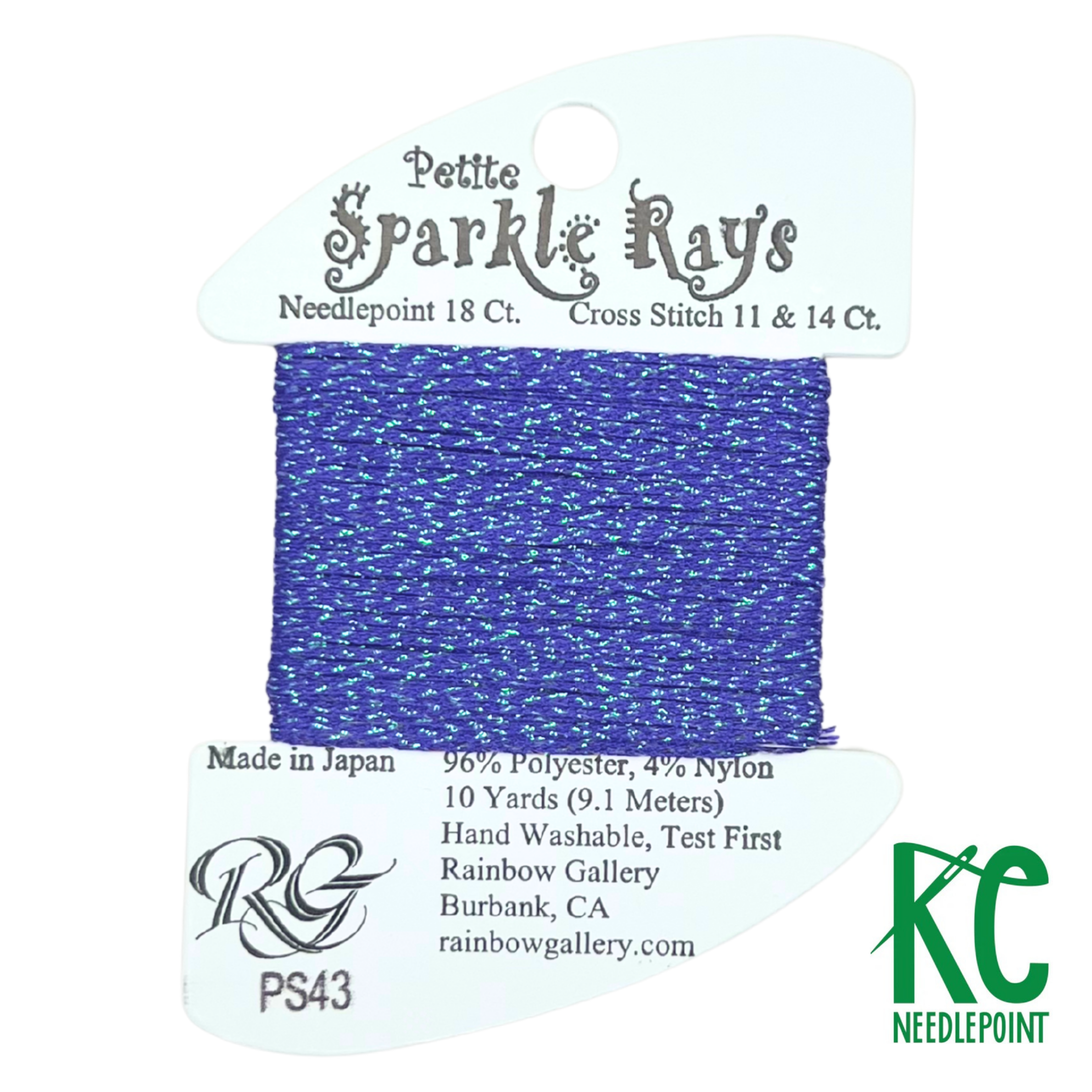 Petite Sparkle Rays PS43 Dark Lavender - KC Needlepoint