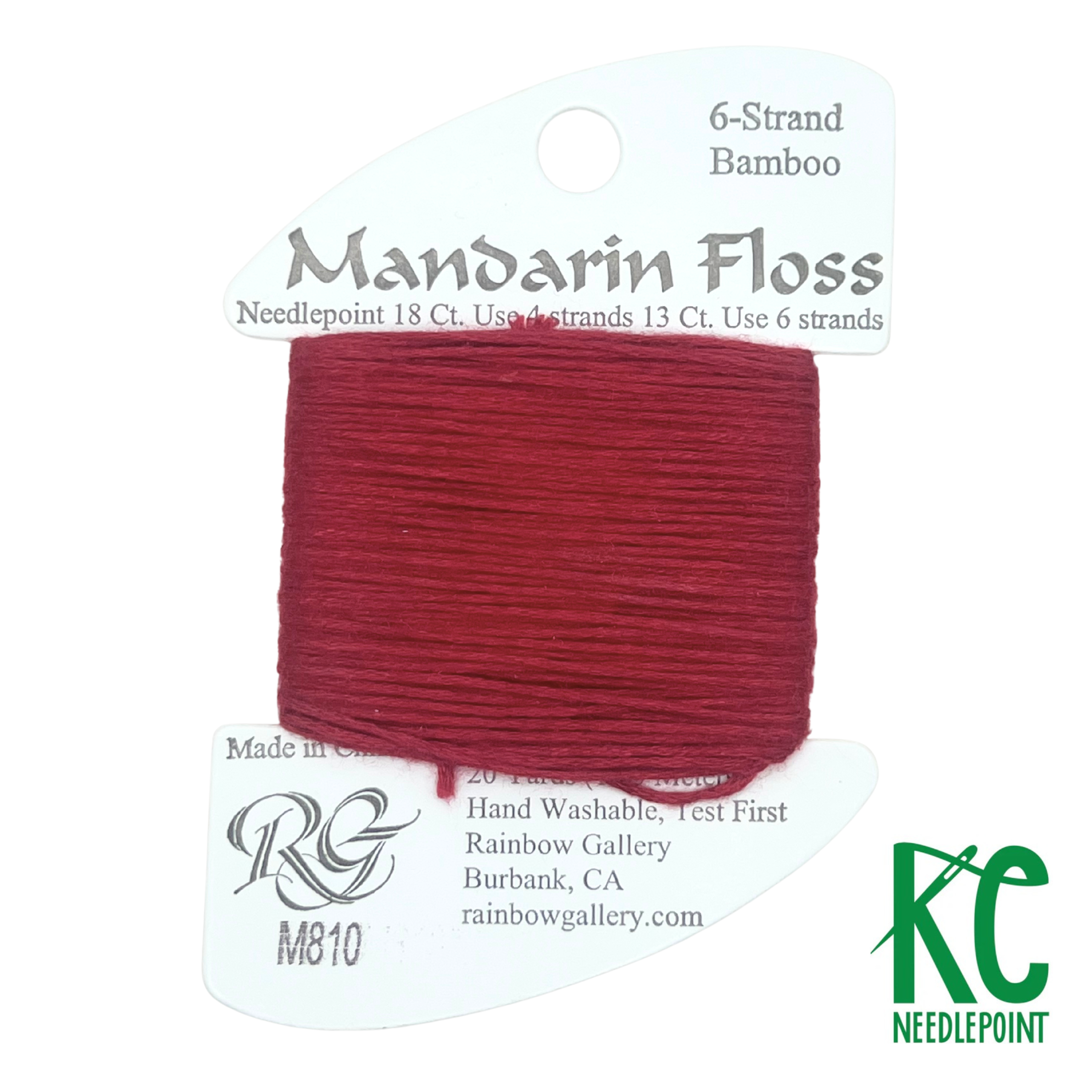 Mandarin Floss M810 Cranberry - KC Needlepoint