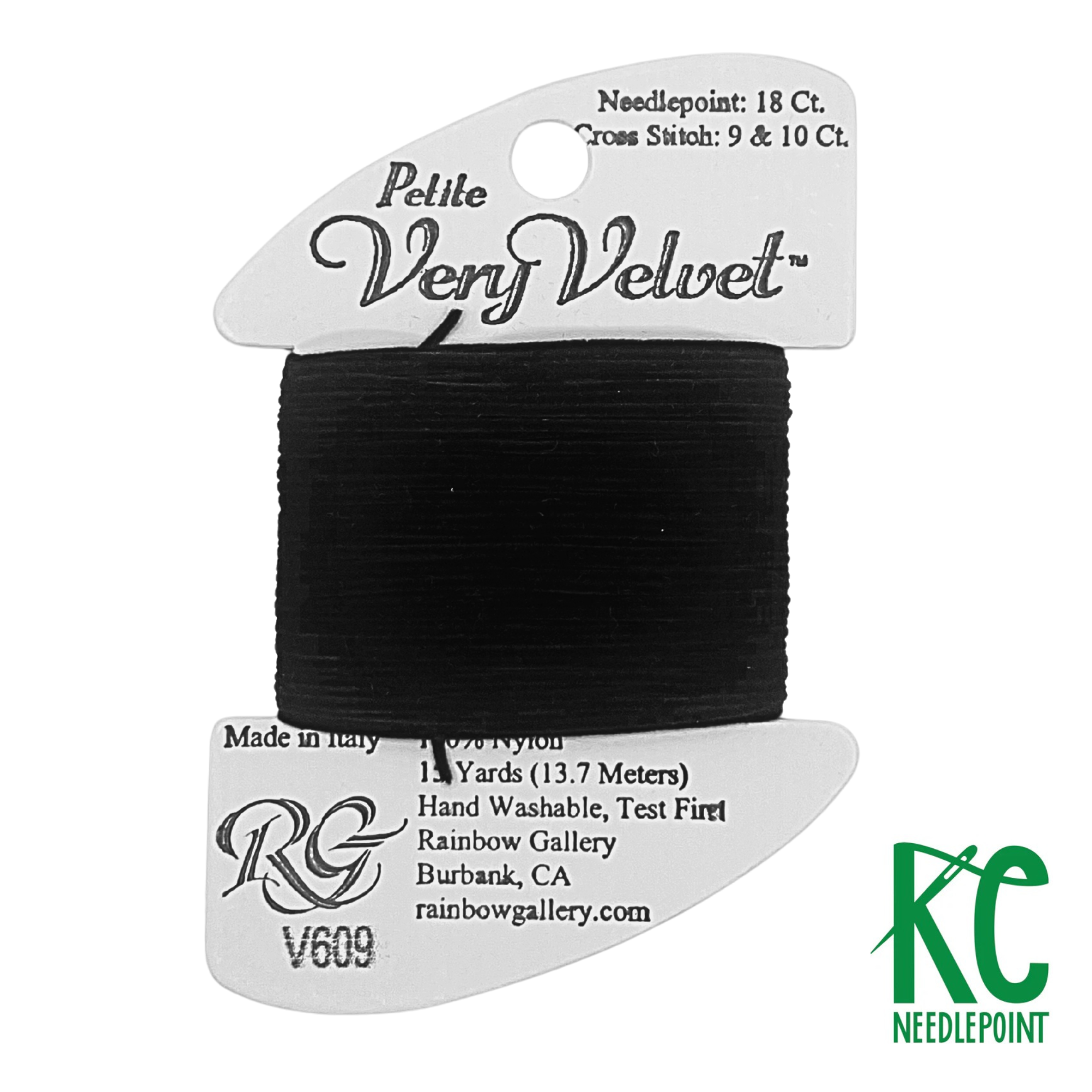 Petite Very Velvet V609 Midnight Brown - KC Needlepoint