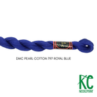 DMC 3 Pearl Cotton 797 Royal Blue - KC Needlepoint