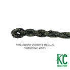 ThreadworX #12 Overdyed Metallic Dead Moss - KC Needlepoint
