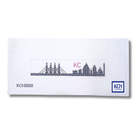KC Skyline Key Fob Canvas - KC Needlepoint