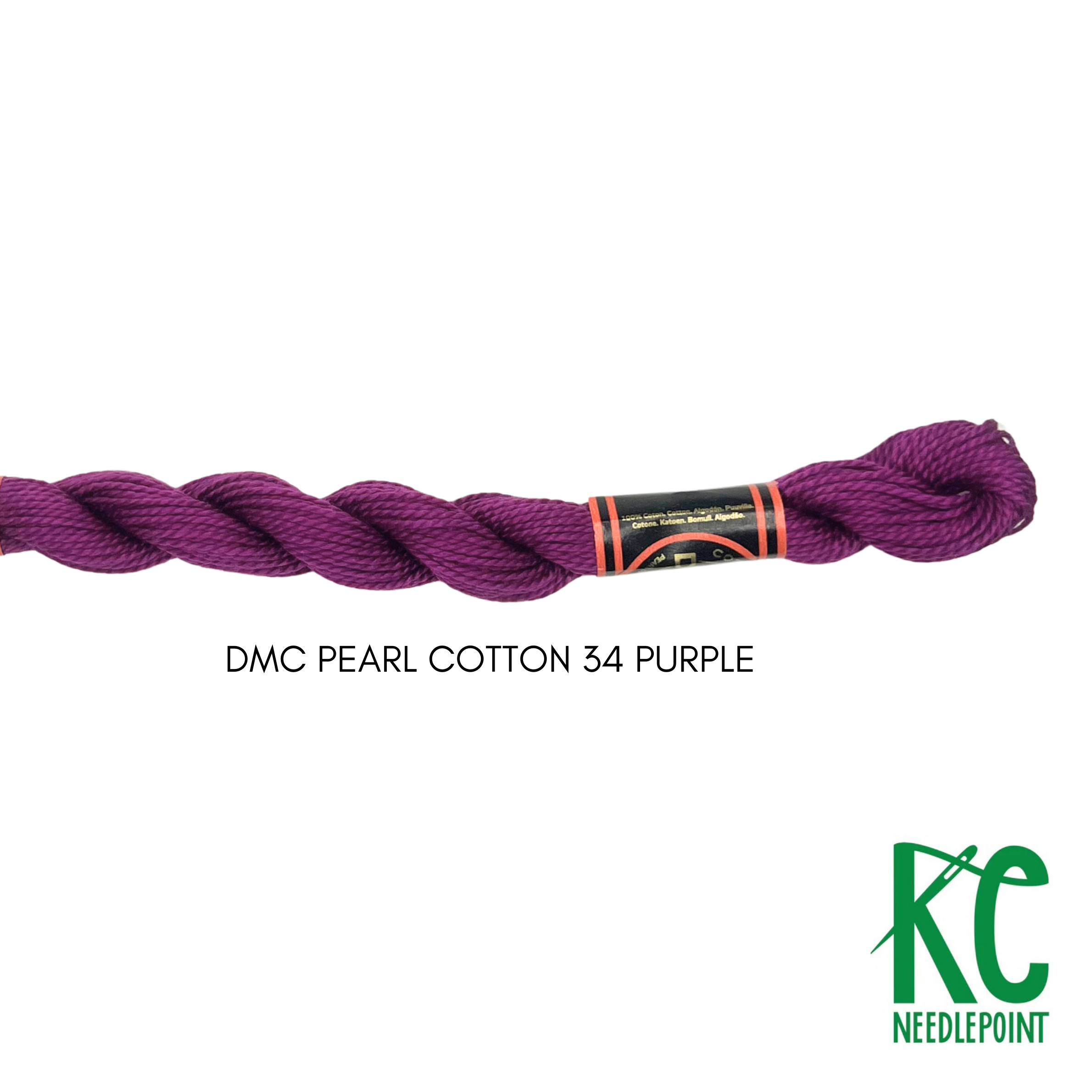 DMC 5 Pearl Cotton 34 Purple - KC Needlepoint