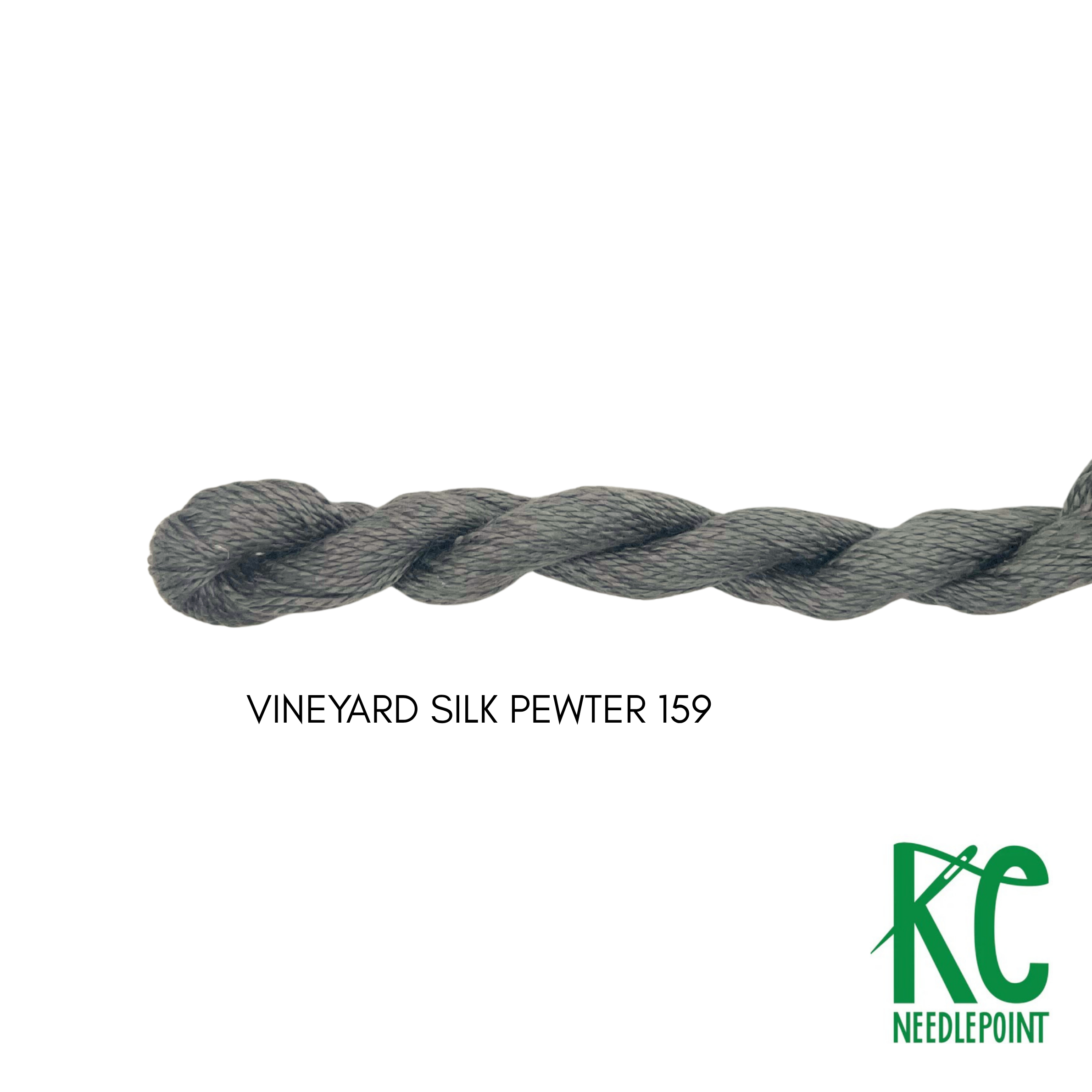 Vineyard Silk Skein C159 Pewter - KC Needlepoint