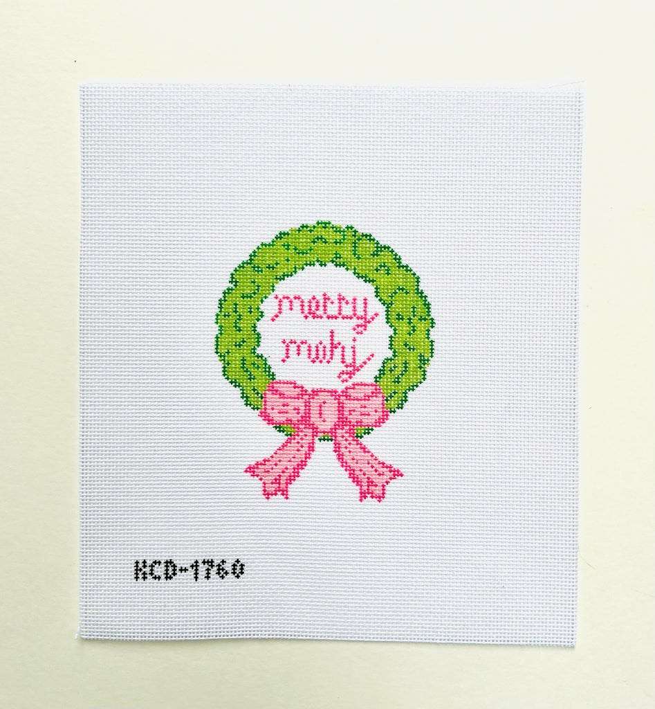 Merry Mahj Canvas or Kit - KC Needlepoint
