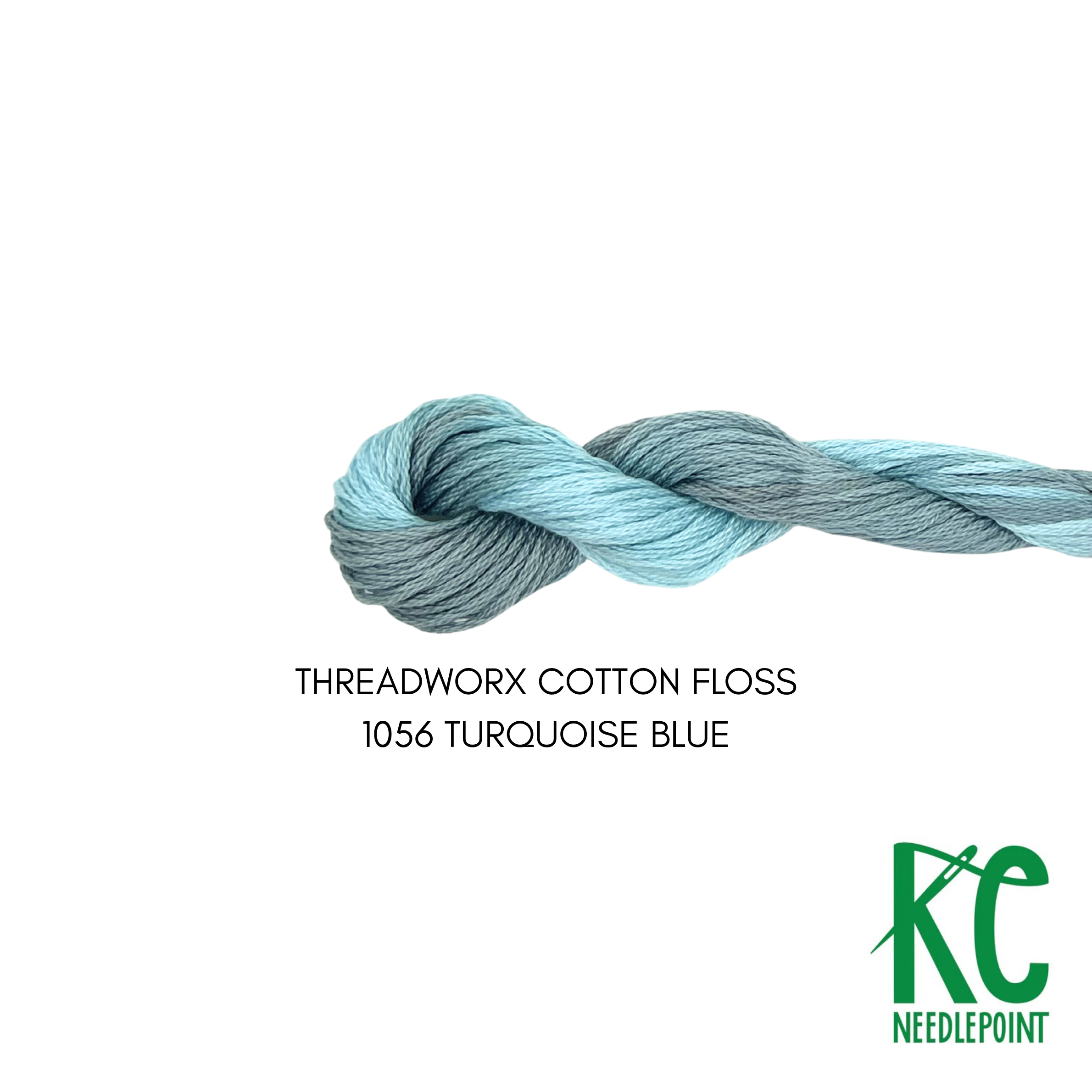 ThreadworX Cotton Floss 1056 Turquoise Blue - KC Needlepoint