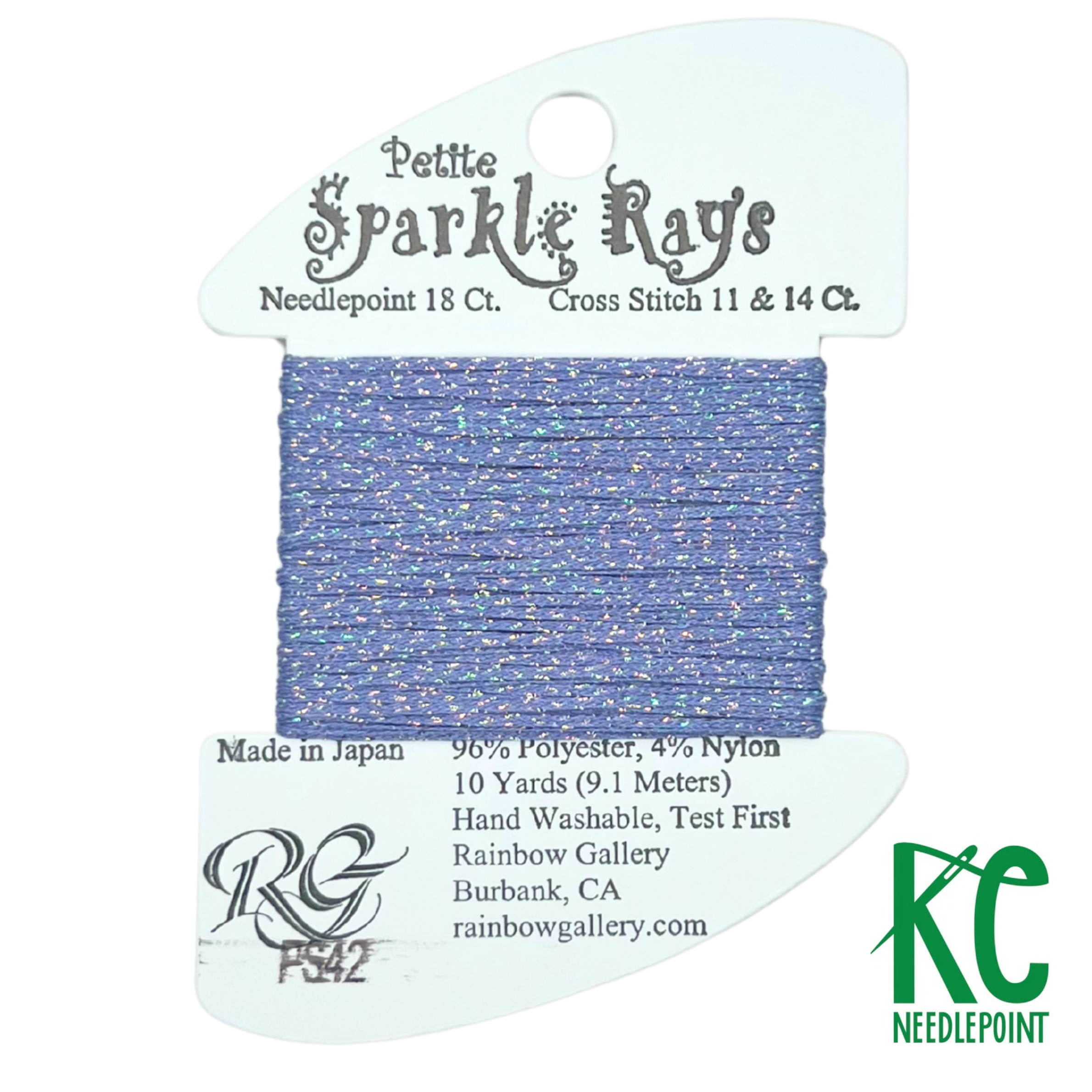 Petite Sparkle Rays PS42 Lavender Discontinued - KC Needlepoint