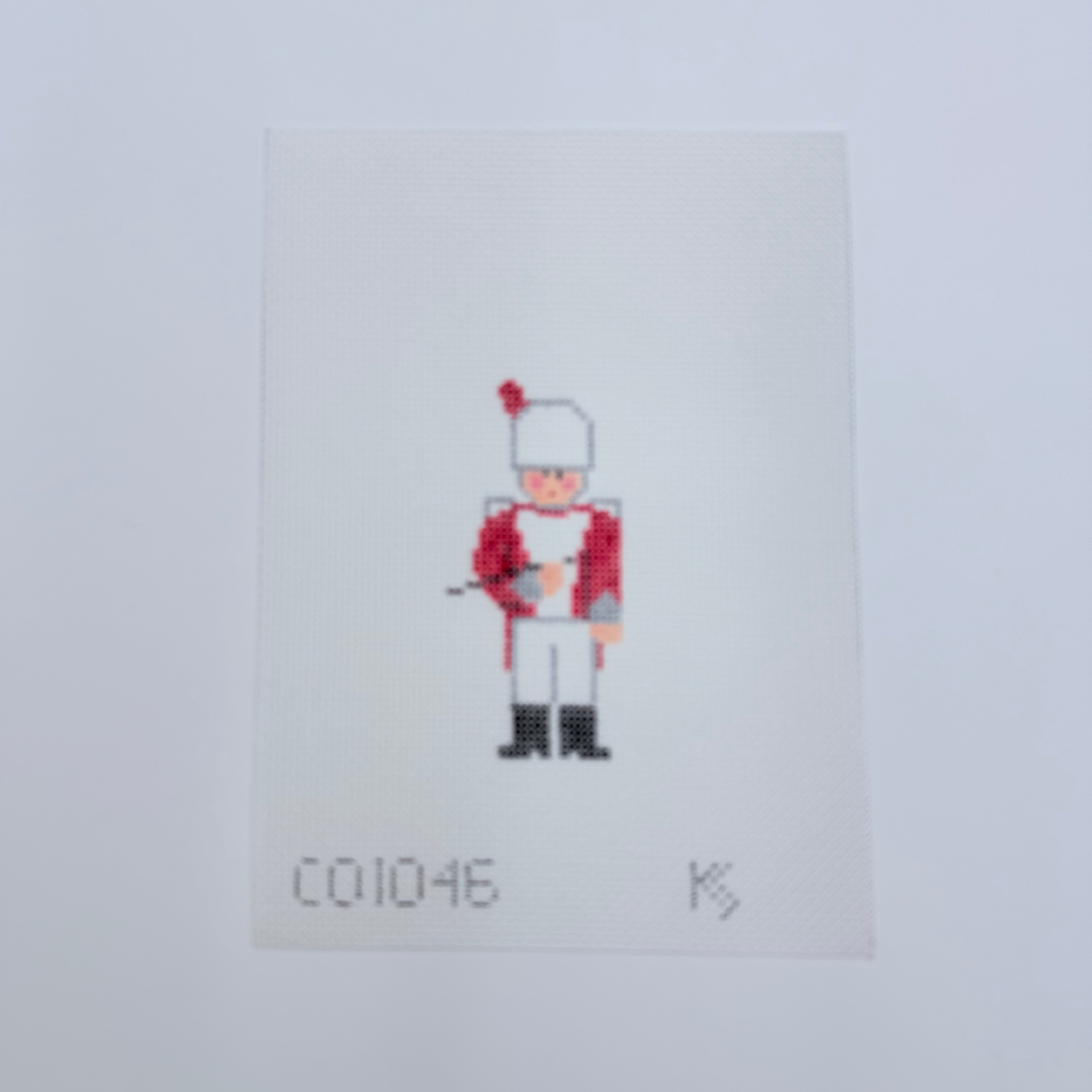 Ohio State University Drum Major Canvas - KC Needlepoint