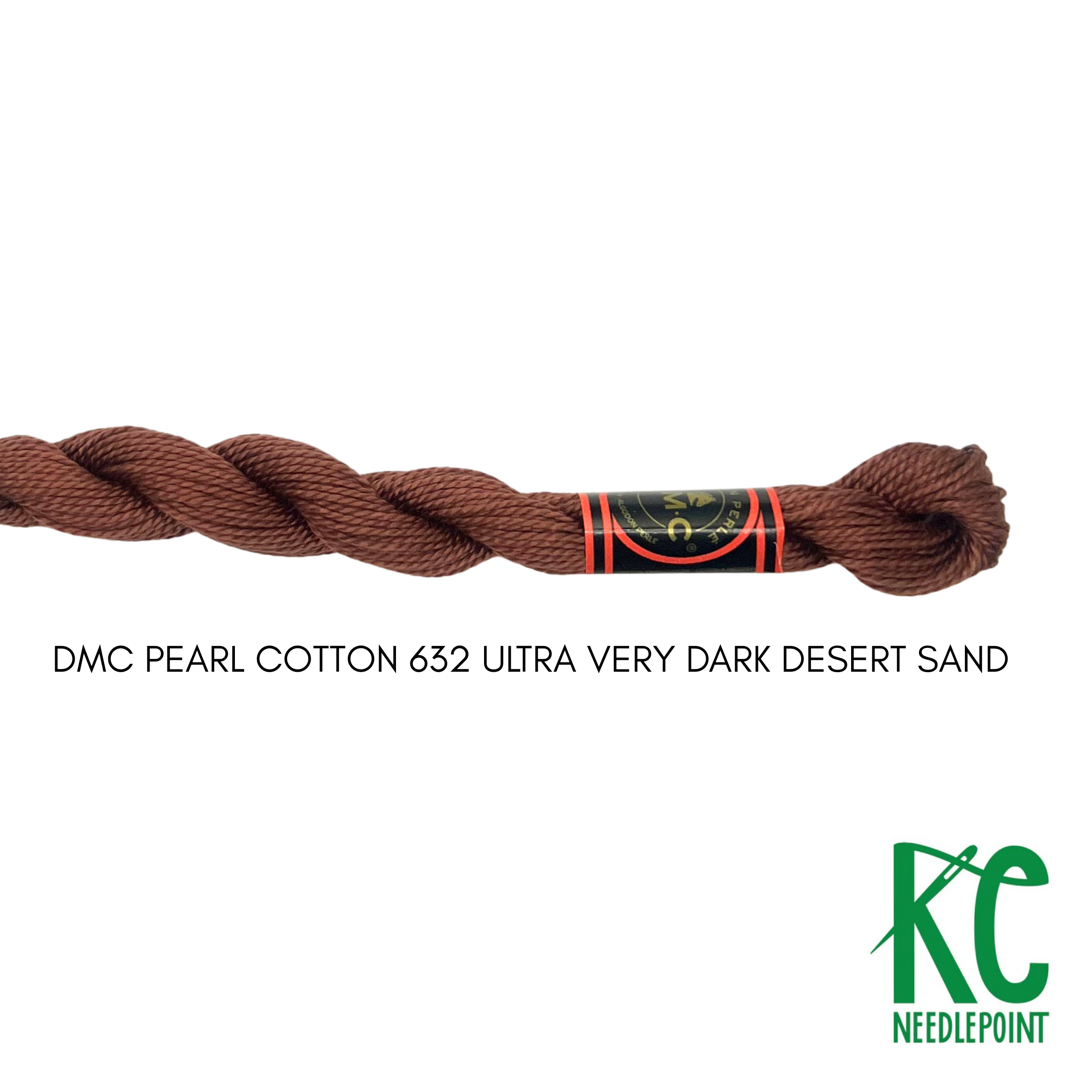 DMC 5 Pearl Cotton 632 Ultra Very Dark Desert Sand - KC Needlepoint