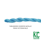 ThreadworX #12 Overdyed Metallic Victorian Blue - KC Needlepoint