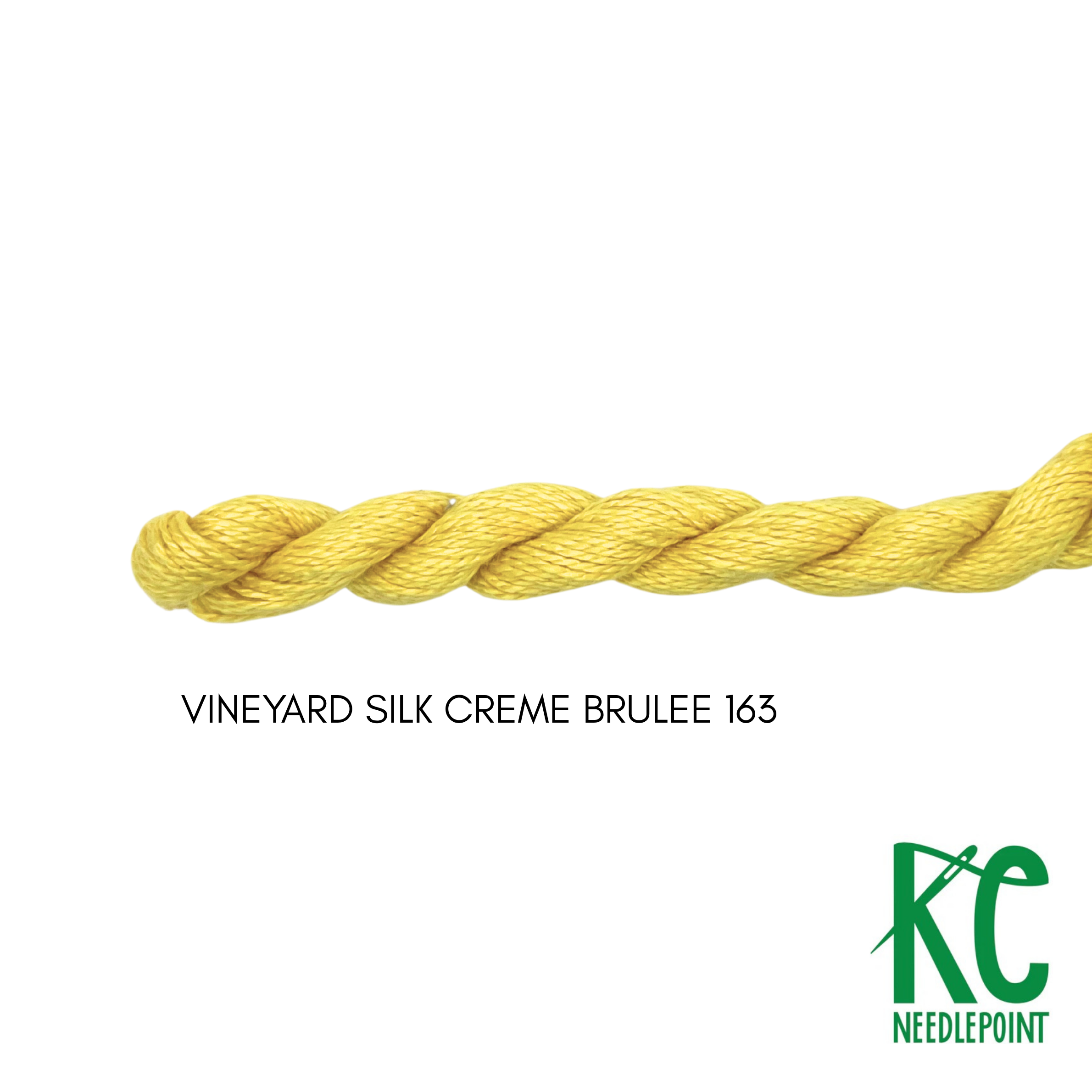 Vineyard Silk Skein C163 Creme Brûlée - KC Needlepoint