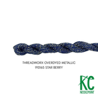 ThreadworX #12 Overdyed Star Berry - KC Needlepoint
