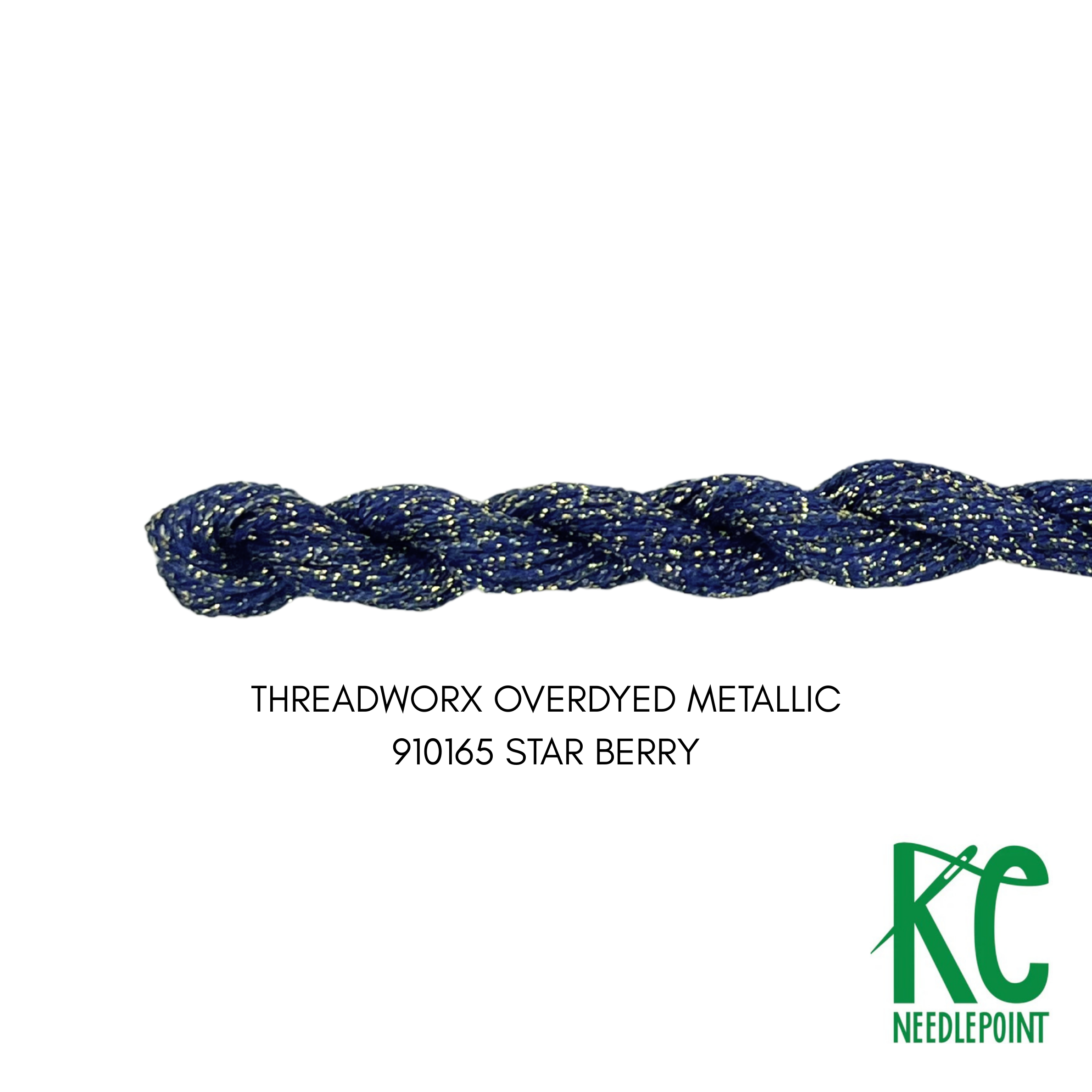 ThreadworX #12 Overdyed Star Berry - KC Needlepoint