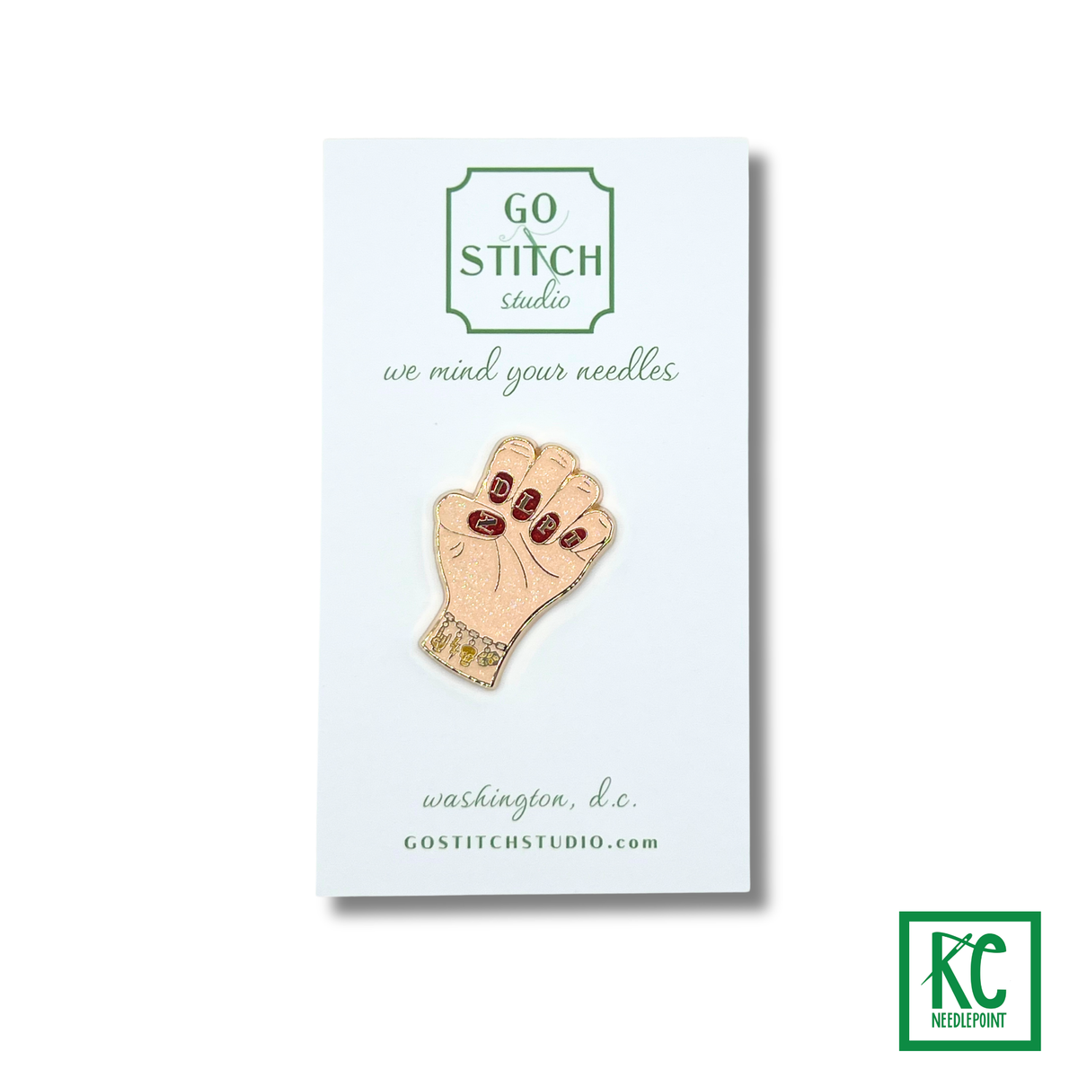 NDLPT Nails Needle Minder - KC Needlepoint