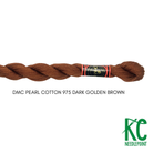 DMC 3 Pearl Cotton 975 Dark Golden Brown - KC Needlepoint