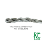 ThreadworX #12 Overdyed Metallic Chocolate Pie - KC Needlepoint