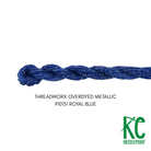 ThreadworX #12 Overdyed Metallic Royal Blue - KC Needlepoint