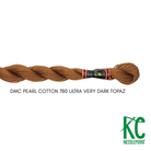 DMC 3 Pearl Cotton 780 Ultra Very Dark Topaz - KC Needlepoint