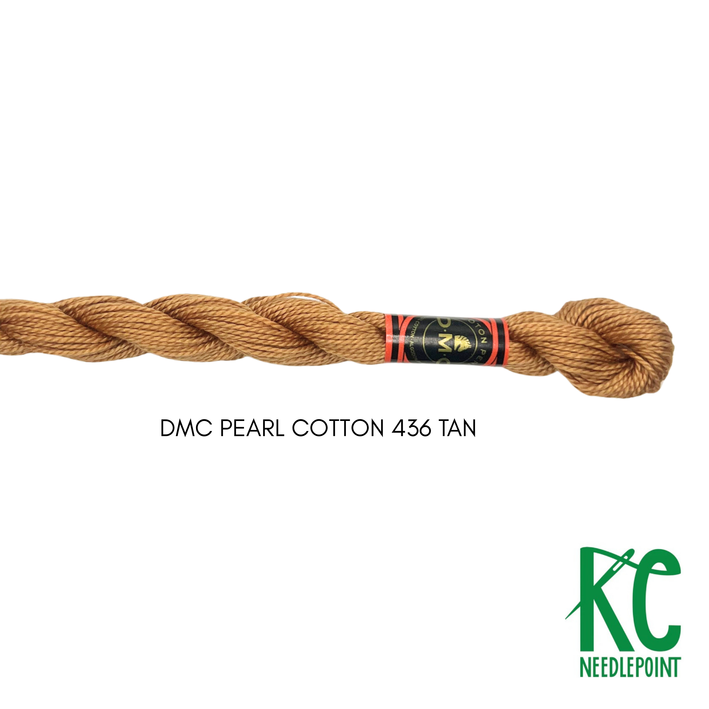 DMC 3 Pearl Cotton 436 Tan - KC Needlepoint