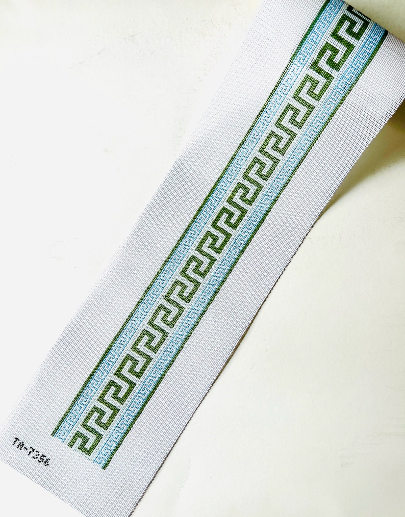 Greek Key Strap Canvas - KC Needlepoint