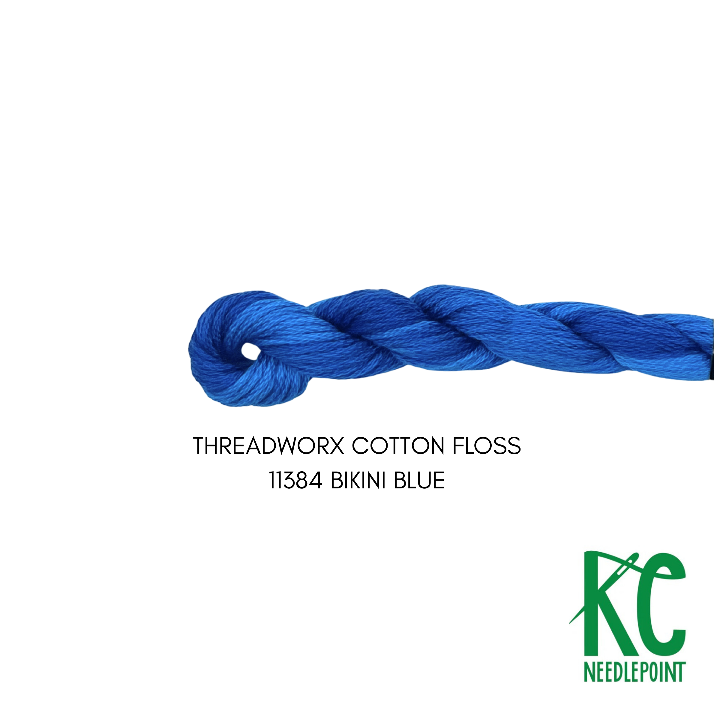 ThreadworX Cotton Floss 11384 Bikini Blue - KC Needlepoint