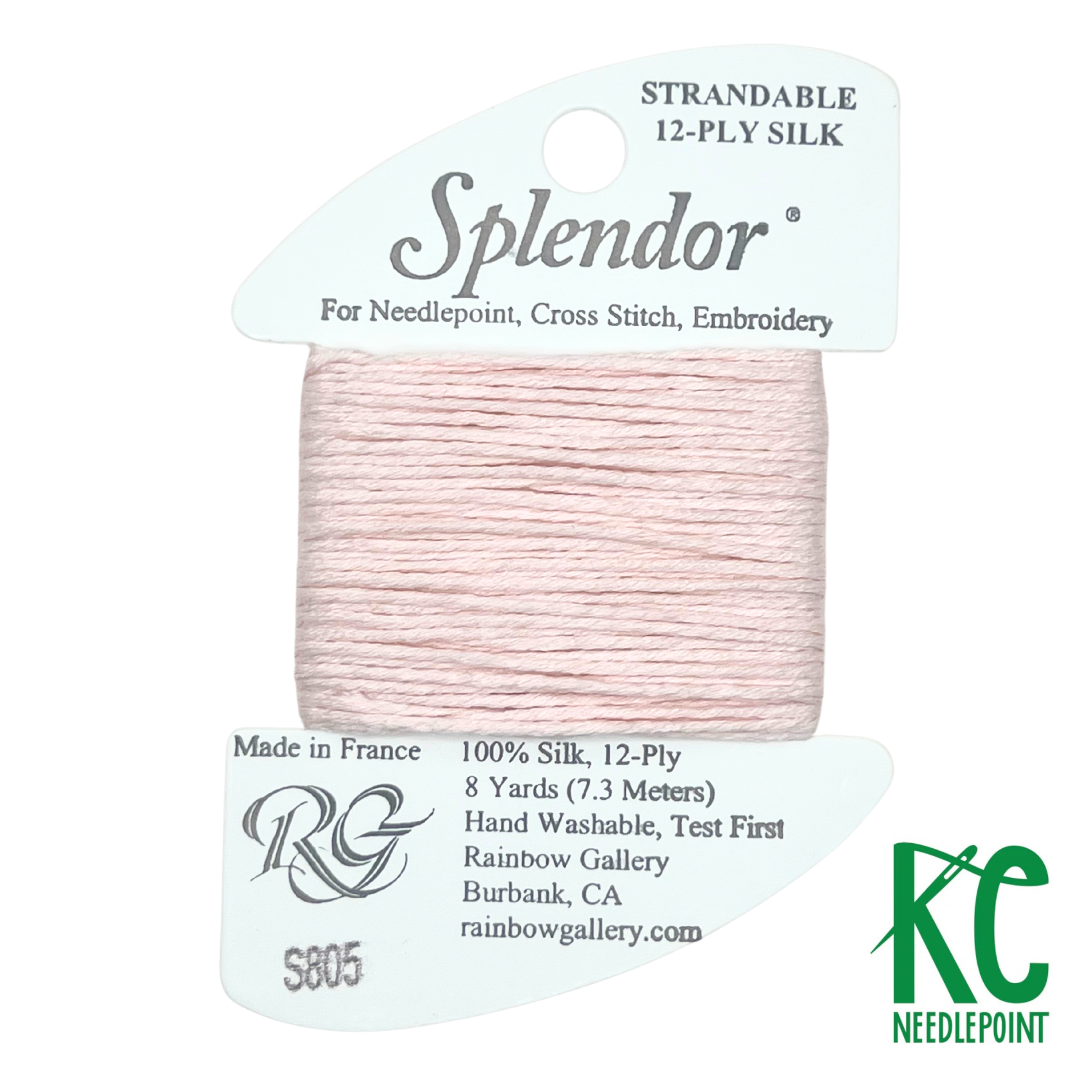 Splendor S805 Pale Pink - KC Needlepoint