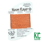 Neon Rays+ NP17 Peach - KC Needlepoint