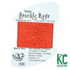 Petite Sparkle Rays PS49 Christmas Red - KC Needlepoint