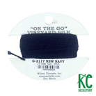 Vineyard Silk Card G2117 New Navy - KC Needlepoint