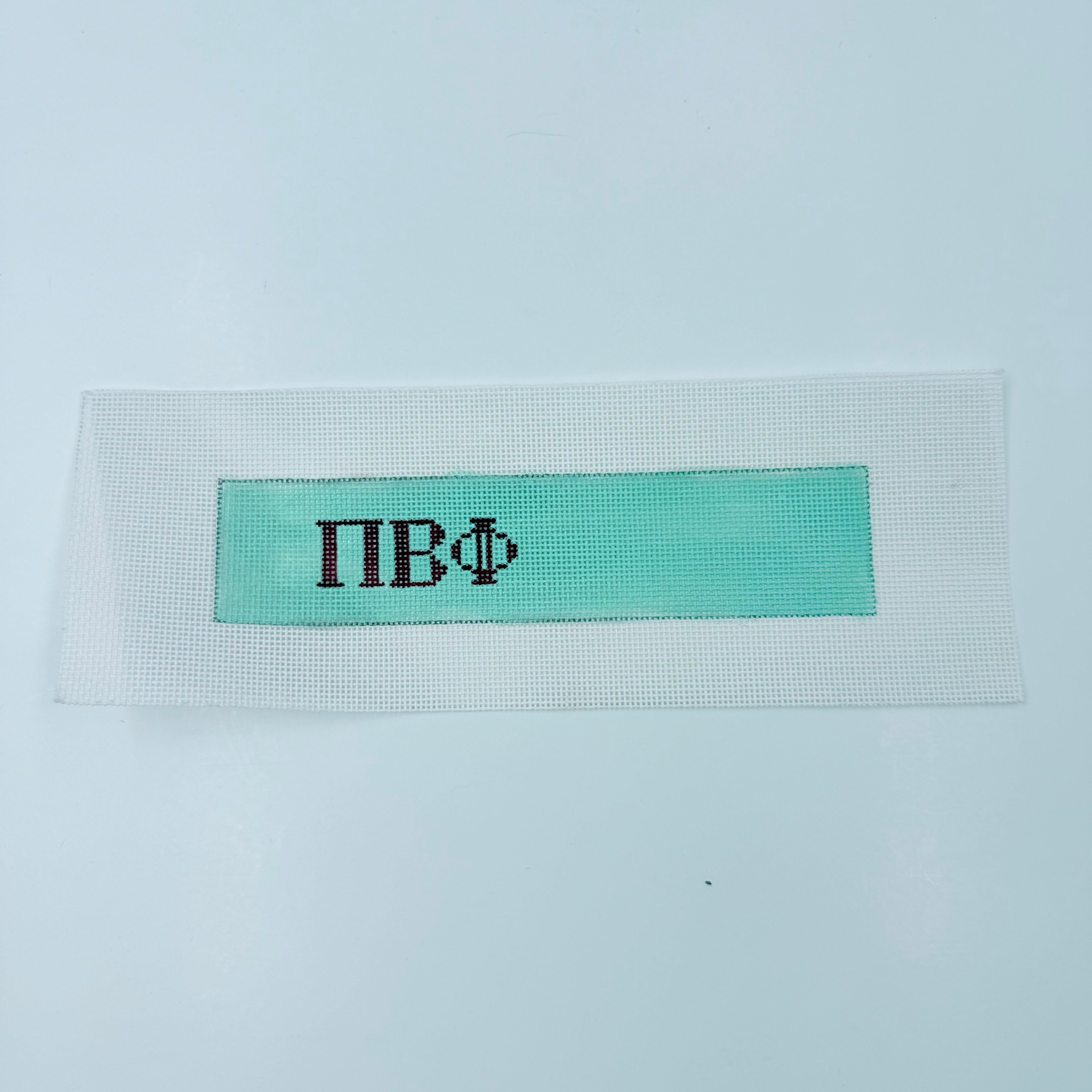 Pi Beta Phi Key Fob Canvas - KC Needlepoint