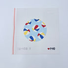 Beach Balls Round Canvas - KC Needlepoint