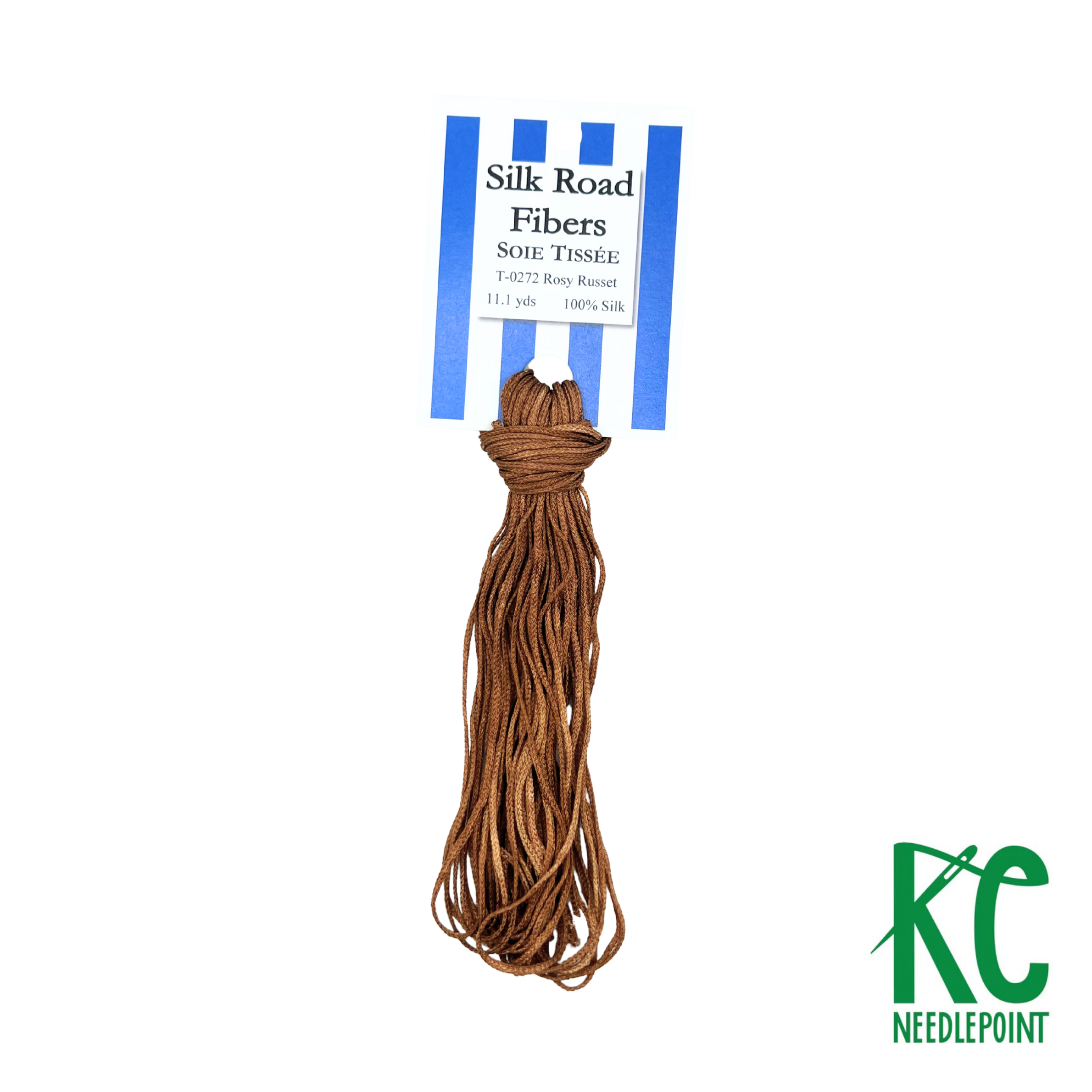 Soie Tissée 0272 Rosy Russet - KC Needlepoint