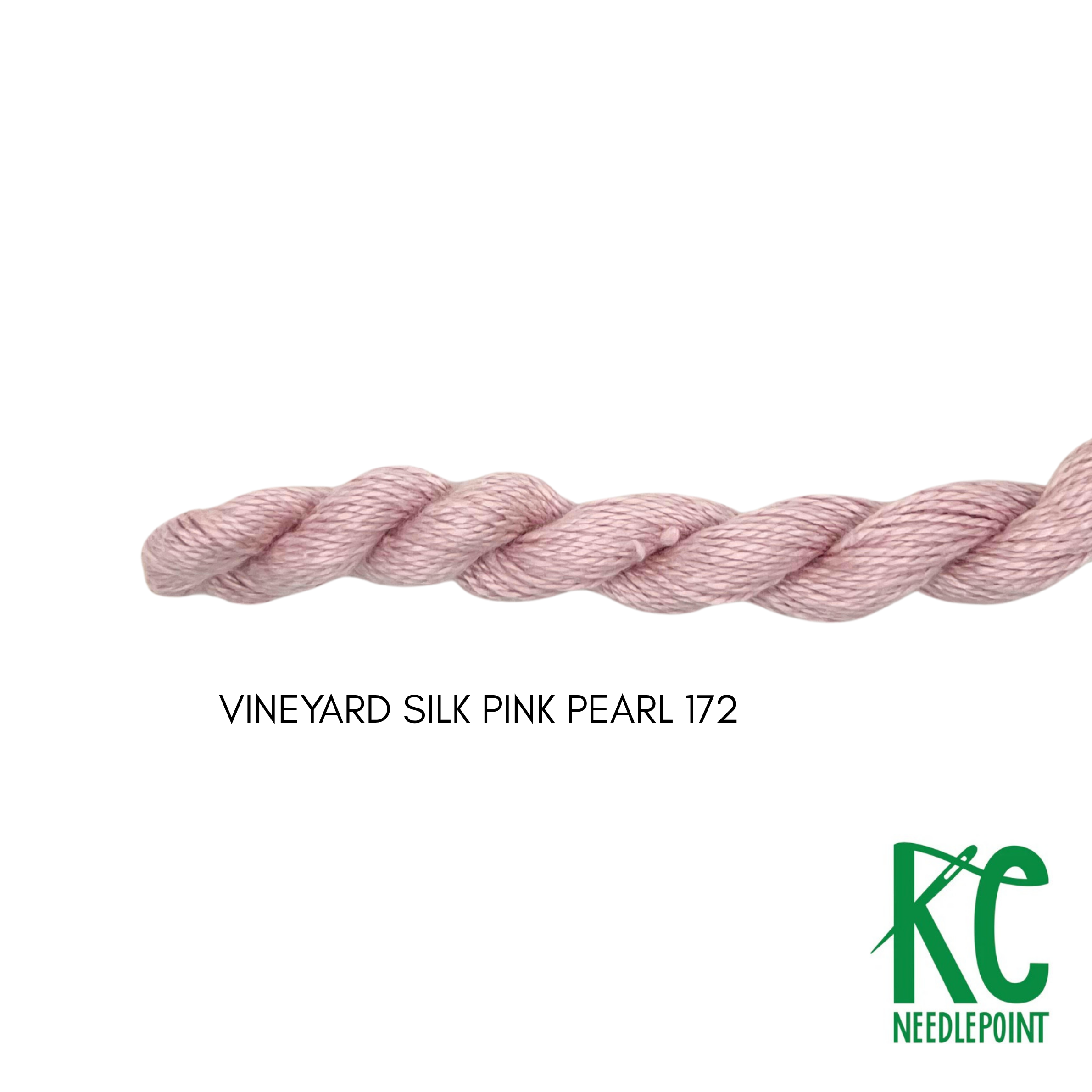 Vineyard Silk Skein C172 Pink Pearl - KC Needlepoint