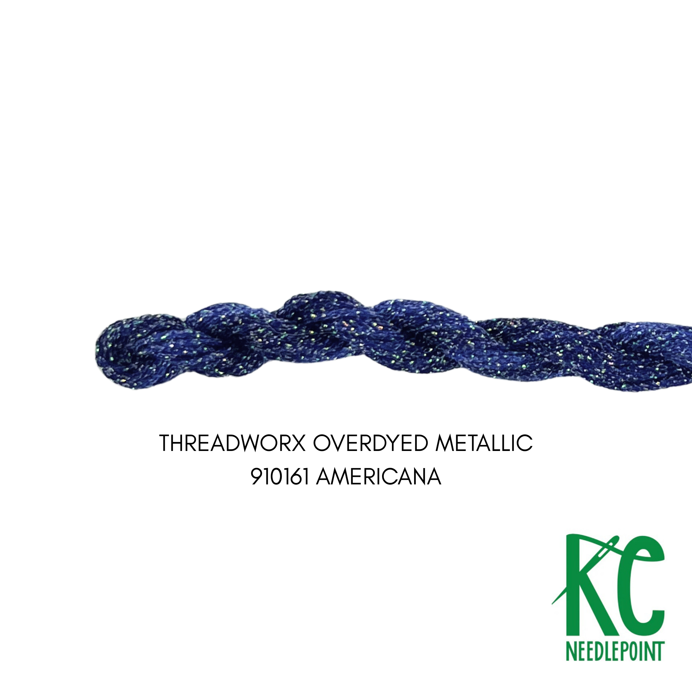 ThreadworX #12 Overdyed Metallic Americana - KC Needlepoint