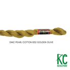 DMC 5 Pearl Cotton 832 Golden Olive - KC Needlepoint