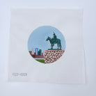 The Scout 4 1/2" Round Canvas - KC Needlepoint