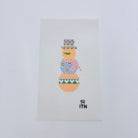 Quilted Snowman Canvas - KC Needlepoint