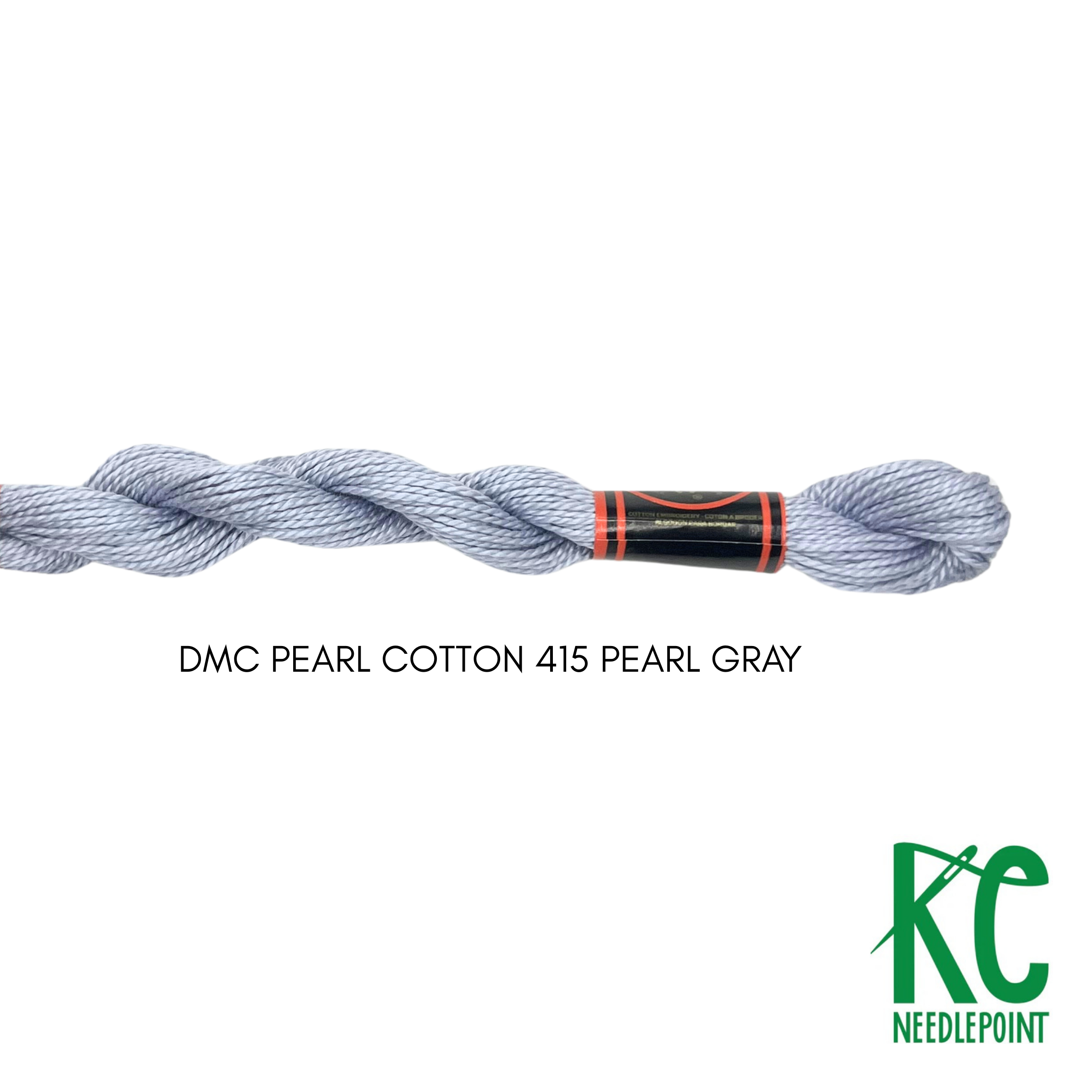 DMC 3 Pearl Cotton 415 Pearl Gray - KC Needlepoint
