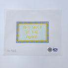 This Must Be the Place Needlepoint Canvas - KC Needlepoint