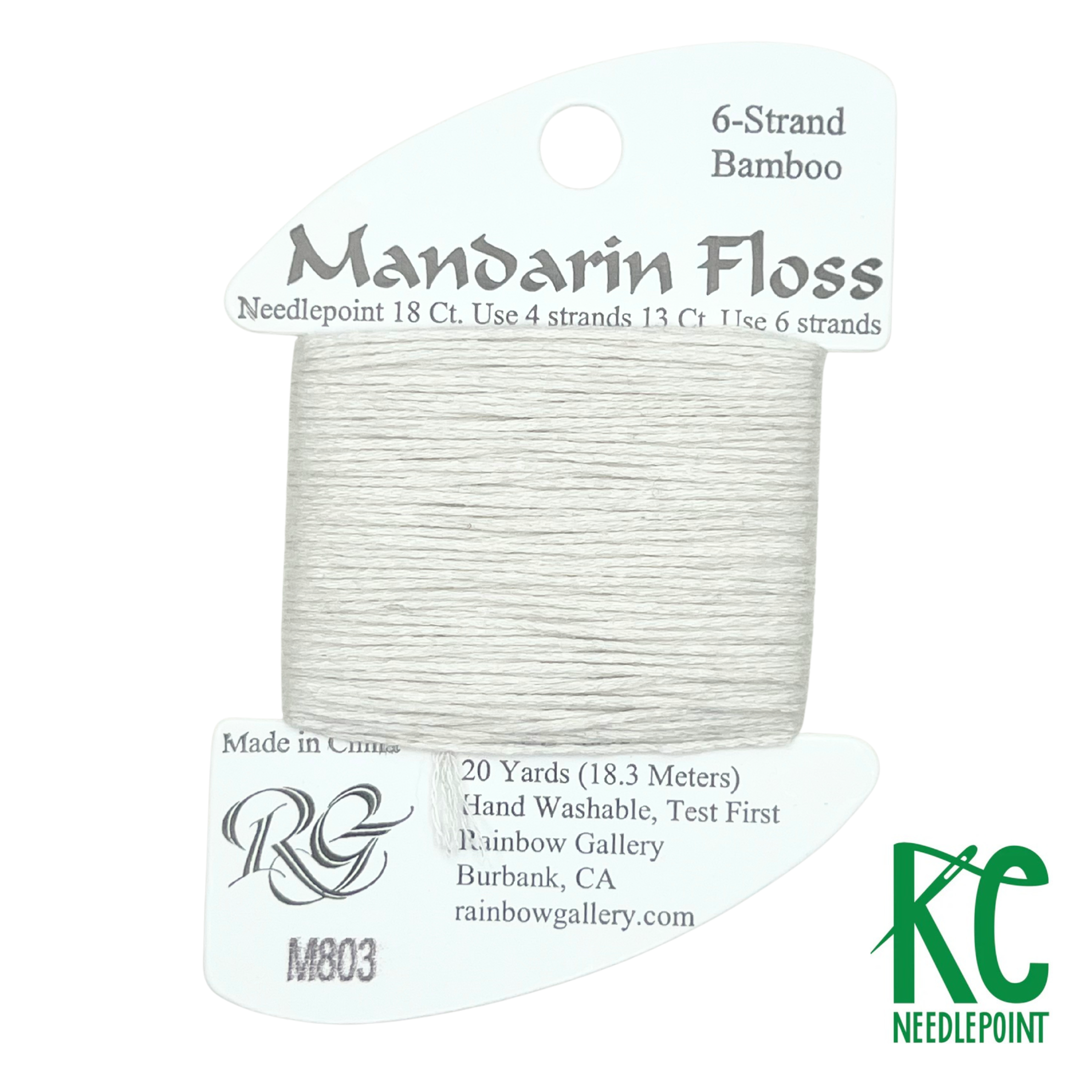 Mandarin Floss M803 Ecru - KC Needlepoint
