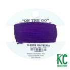 Vineyard Silk Card G2099 Gloxinia - KC Needlepoint