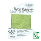 Neon Rays+ NP135 Chartreuse - KC Needlepoint