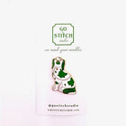 Green Staffordshire Dog Needle Minder - KC Needlepoint