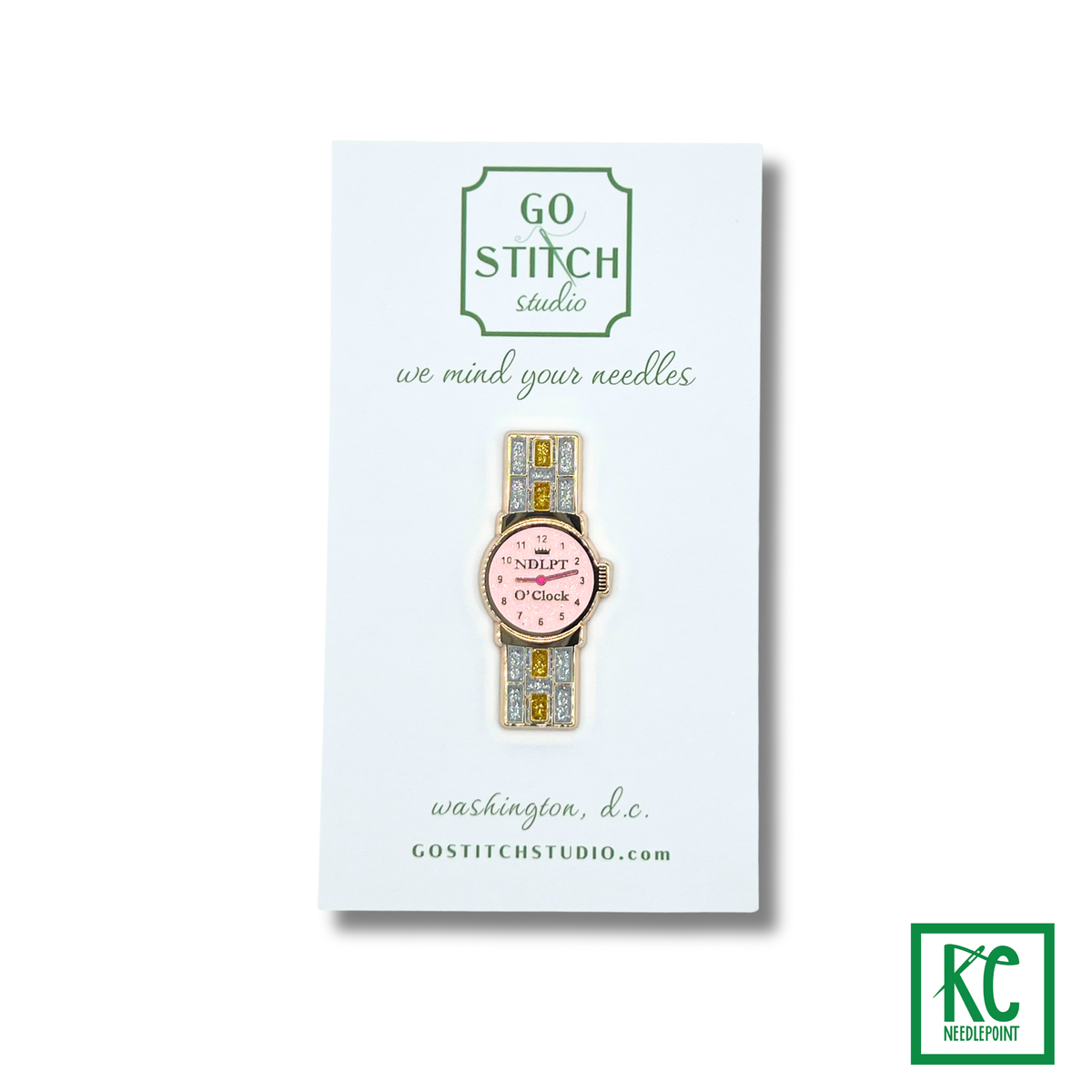 NDLPT O'Clock Watch Needle Minder - KC Needlepoint
