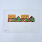 Tootsie Roll 3D Log Cabin Canvas - KC Needlepoint