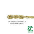 ThreadworX #12 Overdyed Metallic Caramel Drizzle - KC Needlepoint