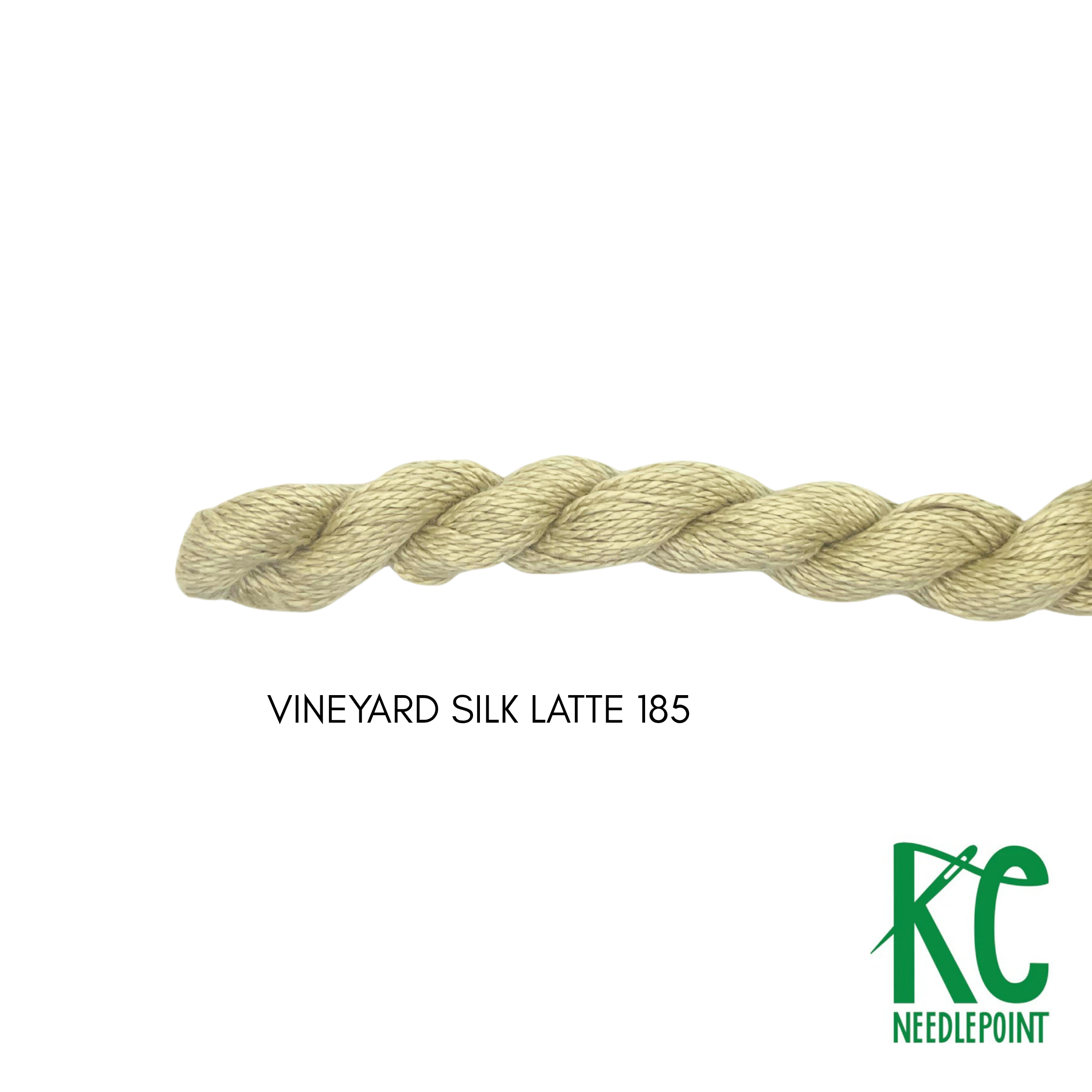 Vineyard Silk Skein C185 Latte - KC Needlepoint
