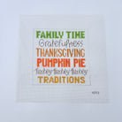 Thanksgiving Words Canvas - KC Needlepoint