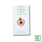 Flaming Heart with Eye Needle Minder - KC Needlepoint