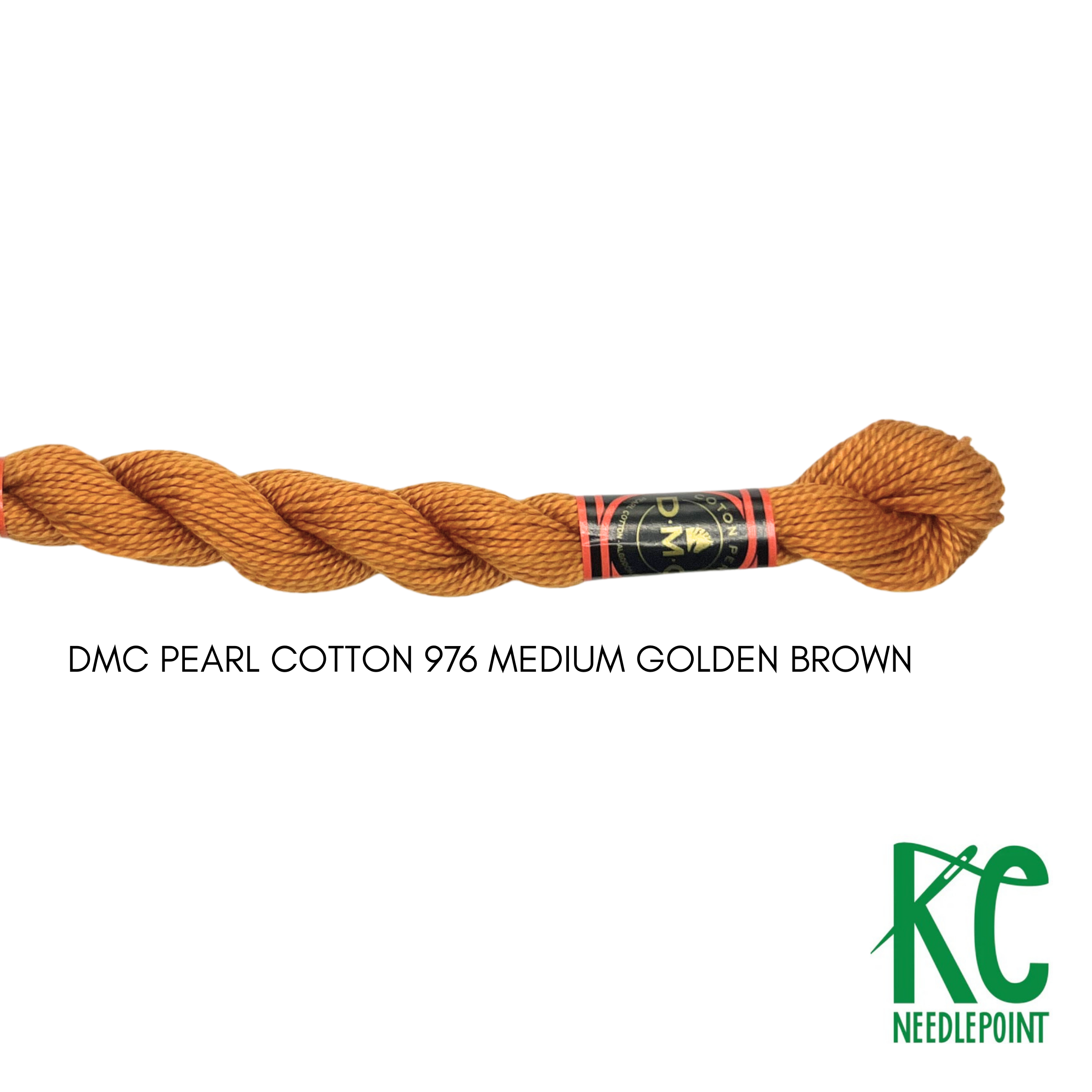 DMC 3 Pearl Cotton 976 Medium Golden Brown - KC Needlepoint
